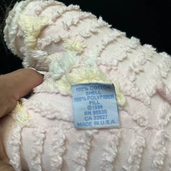 Vintage Chenille Stuffed Pig by Blue Moon , Shabby Chic Pig , - Picture 7 of 10